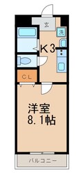 海南駅 バス15分  琴の浦下車：停歩6分 2階の物件間取画像